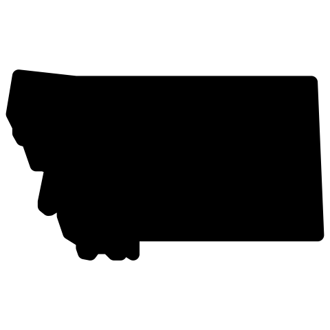 montana map png vector