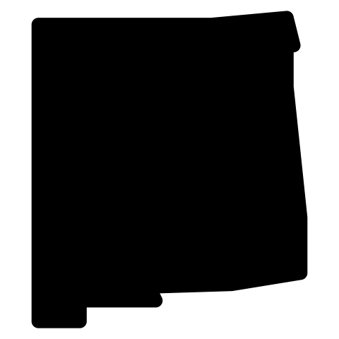 new mexico map png vector