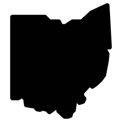 ohio city map png vector