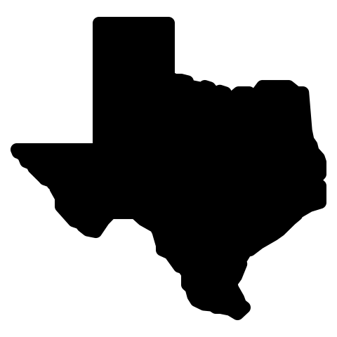 texas map png vector