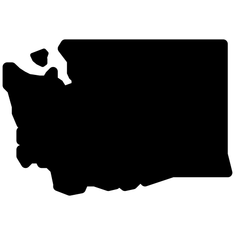 washington map png vector