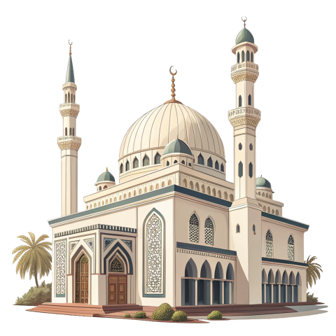 Islamic mosque illustration png