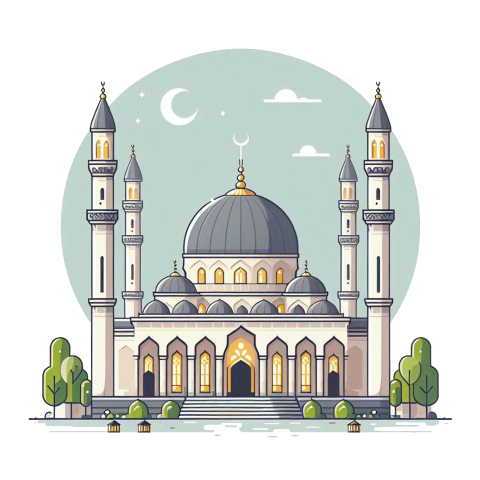 Transparent mosque png illustration