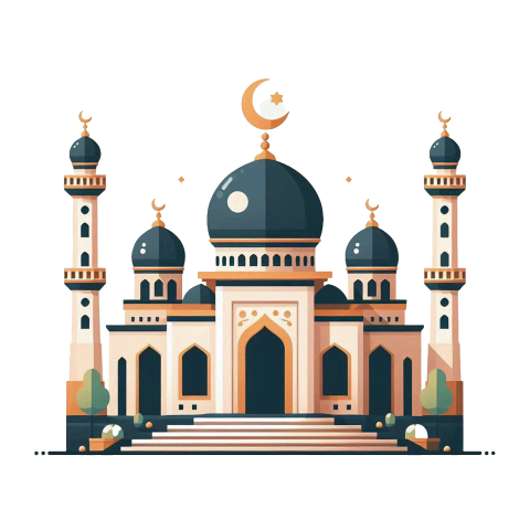 Mosque illustration png vector