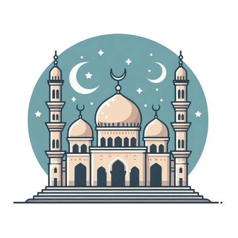 Mosque illustration png vector