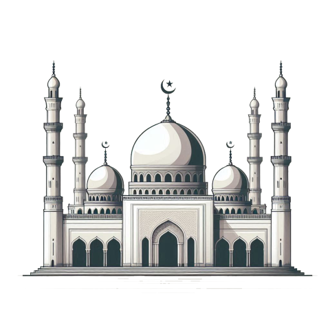 Mosque illustration png vector