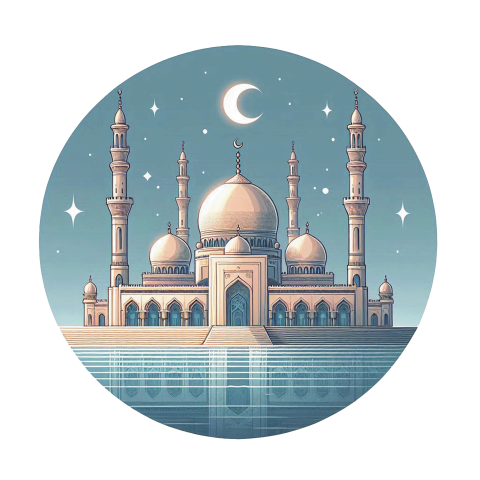 Mosque illustration png vector
