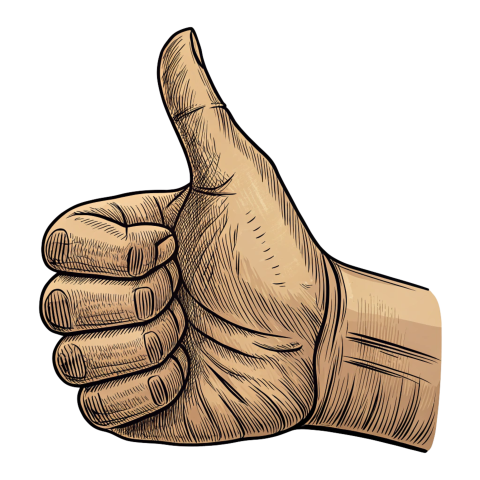 Hand gesture like png