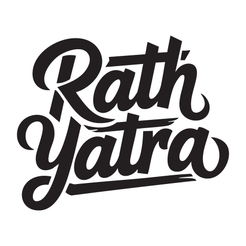 Rath Yatra Text Typography Design Png