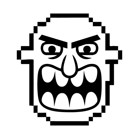 Distorted Angry Troll Face Png
