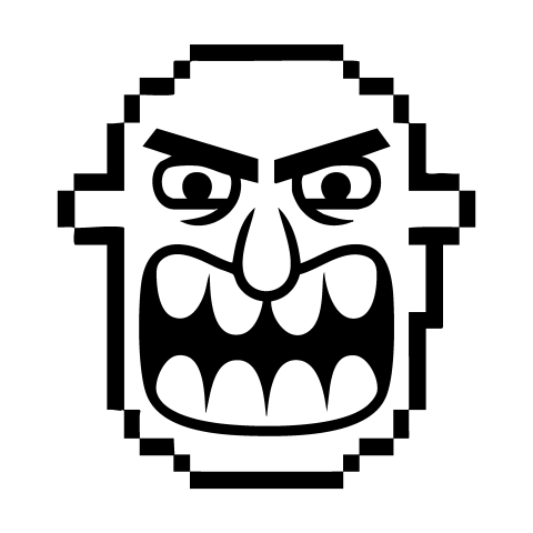 Distorted Angry Troll Face Png
