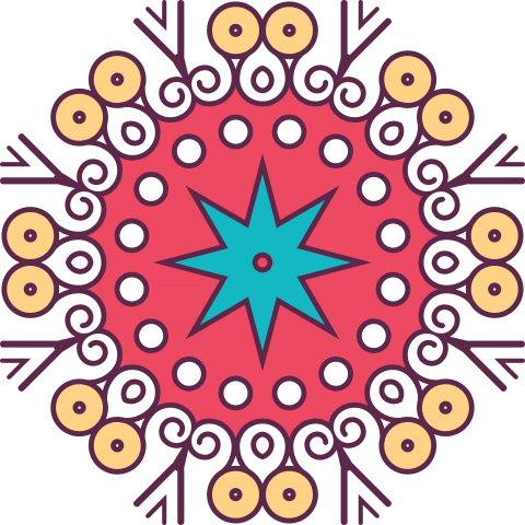 Floral Mandala Design Png