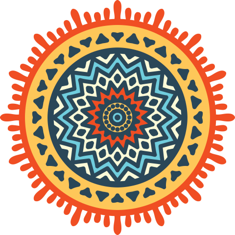 Floral Rangoli Design Png