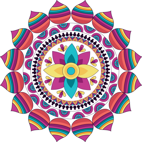 Floral Decorative Element Design