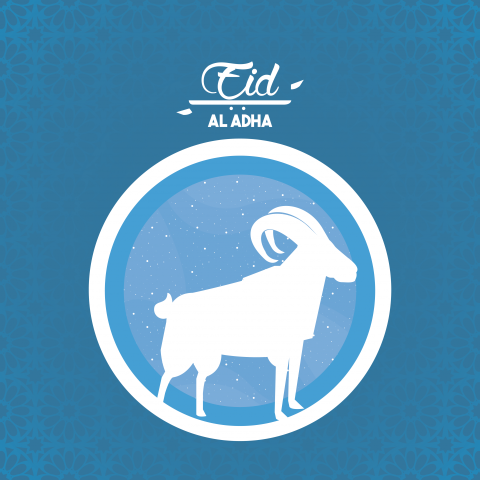 EID Mubarak Design Template Png