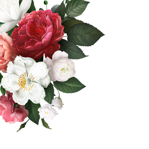 Flower Corner Design Png Free Download
