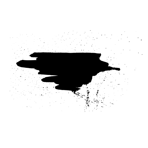 Transparent ink stain png