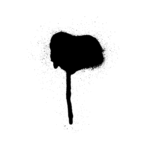 Spraypaint stain png