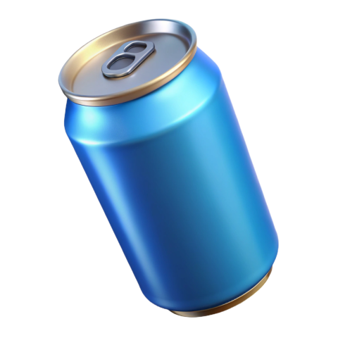 3d soda can mockup png image