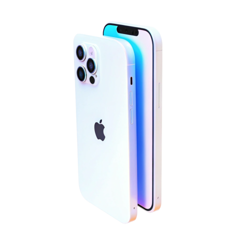 Silver iphone 15 png image