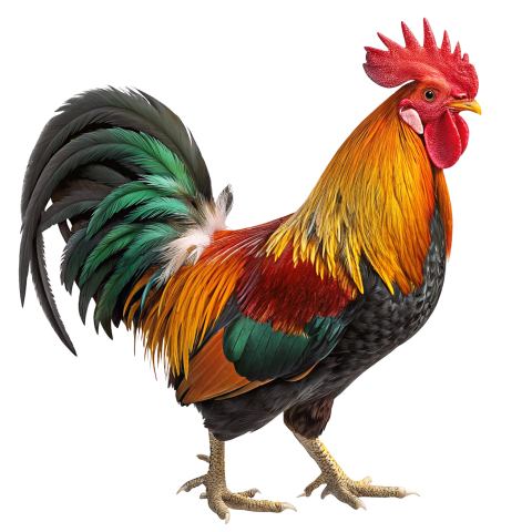 Big rooster transparent image png