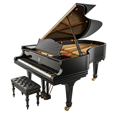 Piano transparent image png