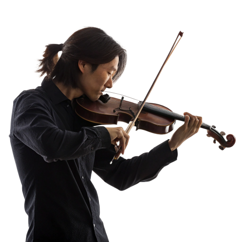 Playing violin transparent png