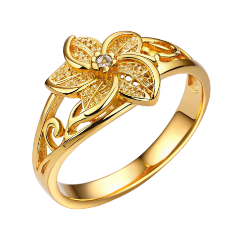 Gold ring png image