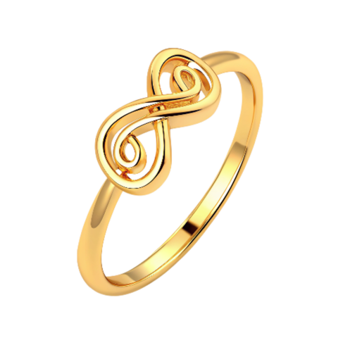 Wedding gold ring png image