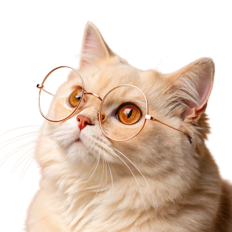 Cute Cat Wearing Sunglasses png image