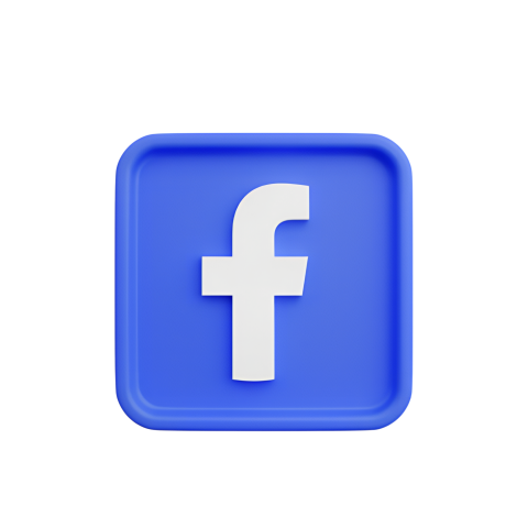 3D Facebook Icon Png Image