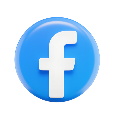 3D Facebook Icon Png Image