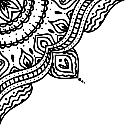 Floral Corner Design Png Free Download