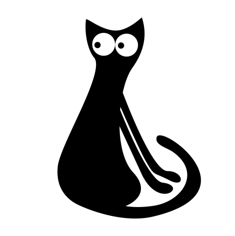 Cute and Funny Black Cat Png  Free Download