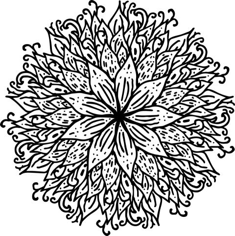 Hand Drawn Mandala Design Png