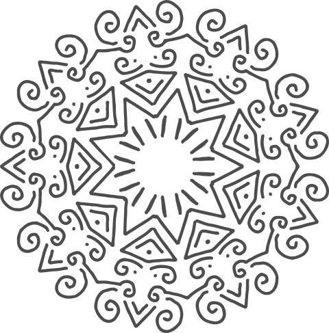 Hand Drawn Mandala Design Png