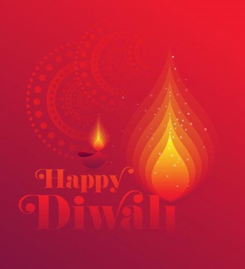 Happy Diwali Wishes Template