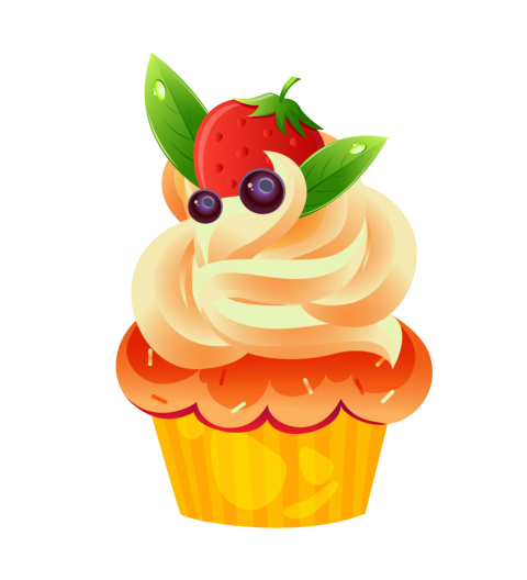 Vector Cupcake Png Free Download