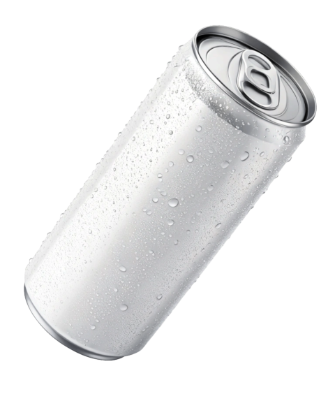 Beverage can mockup png Image