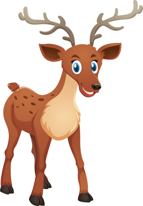Baby Deer Cartoon Png Free Download