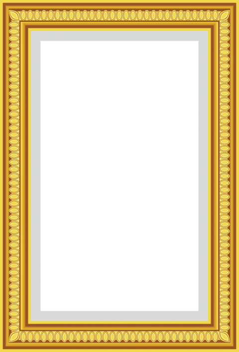 Golden Frame Png