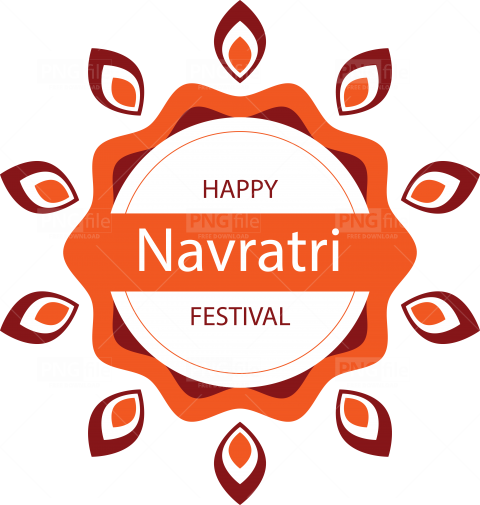 happy navratri indian celebration indian festival, goddess durga culture  silhouette style icon vector illustration Stock Vector Image & Art - Alamy
